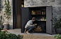 Шкаф Вертикальный (Vertical Shed) 1400 L орех