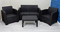 Комплект мебели ARIZONA 2 SET, антрацит