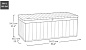 Сундук Дарвин 380 л (Darwin Box 380L) коричневый