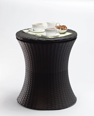 стол кул бар раттан (cool bar rattan) графит в официальном магазине viva-verde.ru