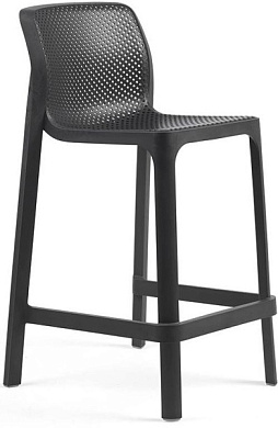 стул пластиковый полубарный nardi net stool mini в официальном магазине viva-verde.ru