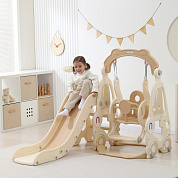 Горка с качелями UNIX Kids Car Camel