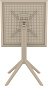 Стол пластиковый складной Siesta Contract Sky Folding Table 60