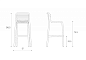 Стул пластиковый барный Nardi Doga Stool