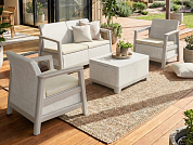 комплект мебели сканди (scandi linea 2 seater set)  светло бежевый в официальном магазине viva-verde.ru