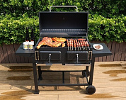 картинка угольный гриль для барбекю double grill outdoor от магазина viva-verde.ru