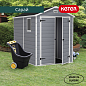 Сарай "Манор 6x8DD" (размеры 177х230 см), серый