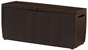 Сундук Ратан Капри (RATTAN STORAGE BOX CAPRI) 305л, коричневый