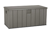 картинка сундук пластиковый woodlook, 570 л, серый от магазина viva-verde.ru