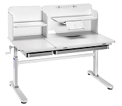 Парта для школьника Cubby Iris II Grey Серый. Растущие парты, парты-трансформер для дома и школы. За такой партой школьник будет учиться на отлично ⭐⭐⭐⭐⭐