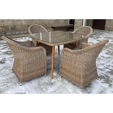 комплект мебели t368/y490 beige (4+1) в официальном магазине viva-verde.ru