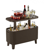 стол беви бар (bevy bar large cool bar), коричневый в официальном магазине viva-verde.ru