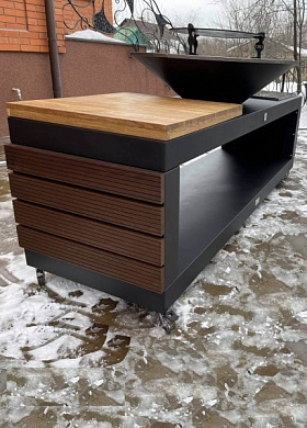 картинка гриль-очаг dio kitchen long 1000 мм от магазина viva-verde.ru