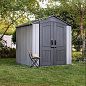 Пластиковый хозблок LifeTime WoodLook 7x7