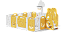Манеж UNIX Kids SUPREME Music 200x200 Yellow