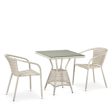 комплект плетеной мебели t706/y137c-w85 2pcs latte в официальном магазине viva-verde.ru