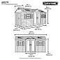 Сарай LifeTime 15x8 DD