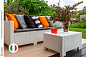 Комплект мебели НЕБРАСКА СОФА 3 / NEBRASKA SOFA 3 (3х местный диван), белый