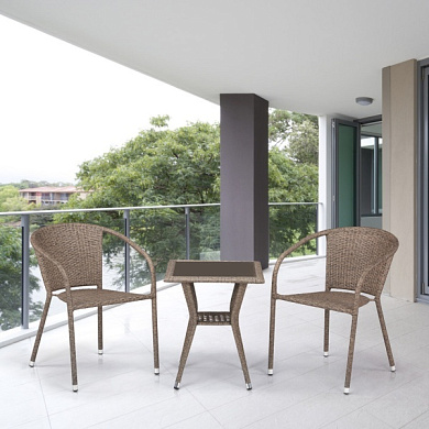 комплект плетеной мебели t25b/y137c-w56 light brown 2pcs в официальном магазине viva-verde.ru