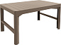 Раскладной стол Лион (Lyon rattan table) капучино
