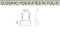 Подушка-подголовник для лаунж кресла Nardi Folio