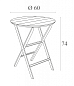 Стол пластиковый складной Siesta Contract Helen Folding Table 60