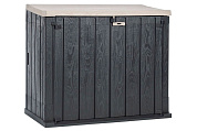 картинка ящик пластиковый toomax stora way plus xl 1270л, антрацит/светло-серый от магазина viva-verde.ru