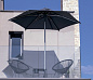 Зонт профессиональный Ø2.5 м Scolaro Lido Titanium
