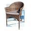 Плетеное кресло AFM-353CL Beige + подушка