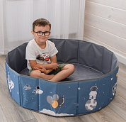 Сухой бассейн для шариков UNIX Kids Space 100 Blue (без шариков)