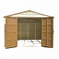 Пластиковый сарай Wood Bridge Plus