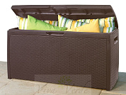 картинка пластиковый ящик-сундук rattan от магазина viva-verde.ru