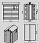 Сарай пластиковый Modernist (Модернист) B 2,5 м2