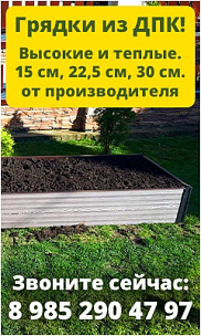 Грядки из ДПК