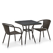 комплект плетеной мебели t282bnt/y137c-w53 brown 2pcs в официальном магазине viva-verde.ru
