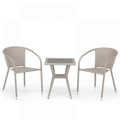 комплект плетеной мебели t25c/y137c-w85 latte (2+1) в официальном магазине viva-verde.ru