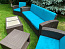 Комплект чехлов для Rattan Premium  4 синий