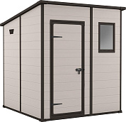 сарай "манор пентхаус 6x6" (размеры 175 x 175 см), бежевый от магазина viva-verde.ru