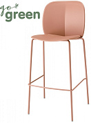 стул пластиковый полубарный scab design mentha go green в официальном магазине viva-verde.ru