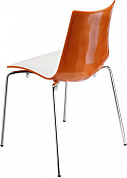стул пластиковый scab design zebra bicolore 4 legs в официальном магазине viva-verde.ru