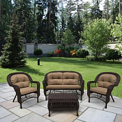 плетеный комплект для отдыхаlv-520bb brown-beige в официальном магазине viva-verde.ru
