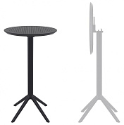 стол пластиковый барный складной siesta contract sky folding bar table 60 в официальном магазине viva-verde.ru