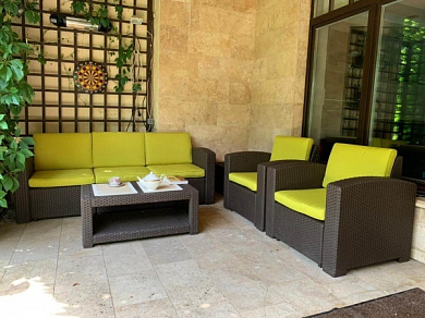 комплект чехлов для rattan premium 5 желтый в официальном магазине viva-verde.ru