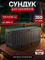 Сундук Кенвуд (KENTWOOD STORAGE BOX) 350л, графит