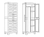 Шкаф Detroit Multipurpose Cabinet  SAP 249800 (17210842)