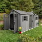 Сарай-гараж WoodLook 15x8