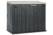 картинка ящик пластиковый toomax wood style 842л антрацит/тёпло-серый от магазина viva-verde.ru