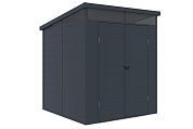 сарай пластиковый black fox artisan 3.6 м2 (1.9 x 1.91 м) от магазина viva-verde.ru