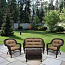 Плетеный комплект для отдыхаLV-520BB Brown-Beige