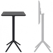 стол пластиковый барный складной siesta contract sky folding bar table 60 в официальном магазине viva-verde.ru